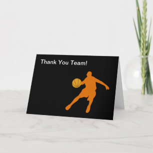 Thank Your Basketball Team Cards
