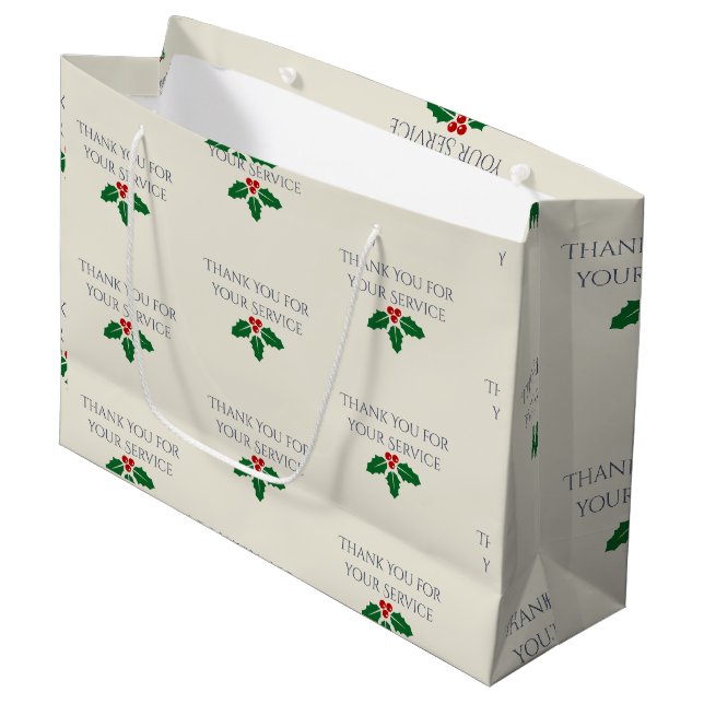 Thank Your for Your Service Gift Bag (Front Angled)