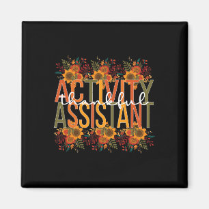 Thankful Activity Assistant Thanksgiving Magnet