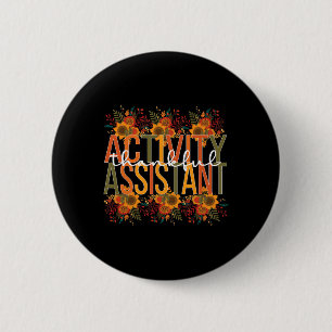 Thankful Activity Istant Thanksgiving 6 Cm Round Badge