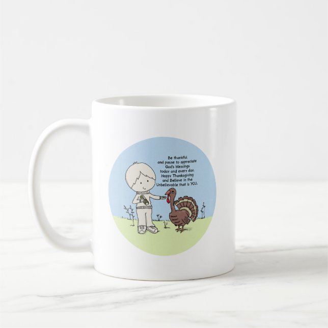 Thankful and Appreciative Coffee Mug (Left)