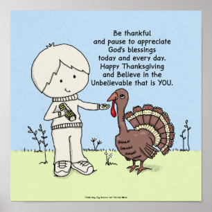Thankful and Appreciative Poster