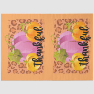 Thankful Autumn Customise Colour Tissue Paper