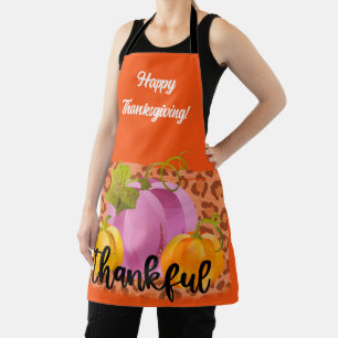 Thankful Autumn Customise Text and Colour Apron