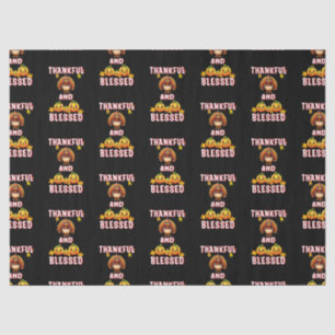 Thankful Blessed 23 US Maple November Thanksgiving Tissue Paper