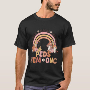 Thankful Blessed Grateful Paediatrics Hem Onc Vint T-Shirt