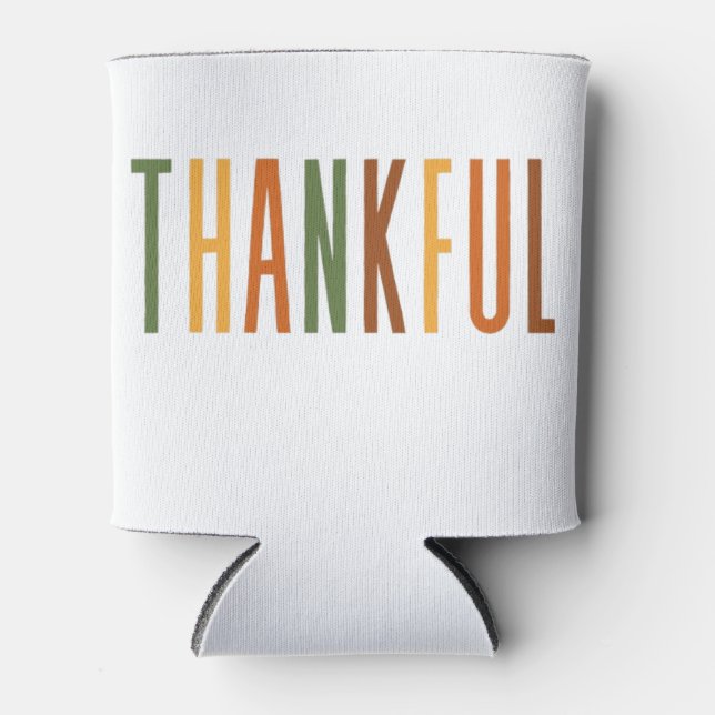 Thankful Can Cooler (Front)