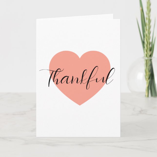 Thankful  card (Front)
