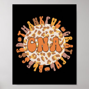 Thankful Certified Nursing Assistant Thanksgiving  Poster