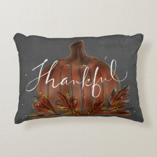 THANKFUL CHALKBOARD ART FALL PILLOW