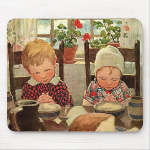 Thankful Children by Jessie Willcox Smith Mouse Mat