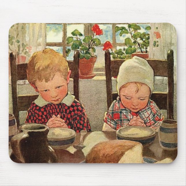 Thankful Children by Jessie Willcox Smith Mouse Mat (Front)