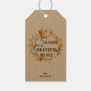 Thankful Custom Gift Tags