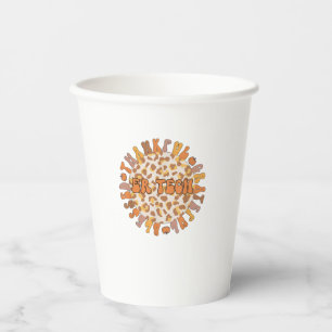 Thankful ER Tech Thanksgiving Emergency Room Tech Paper Cups