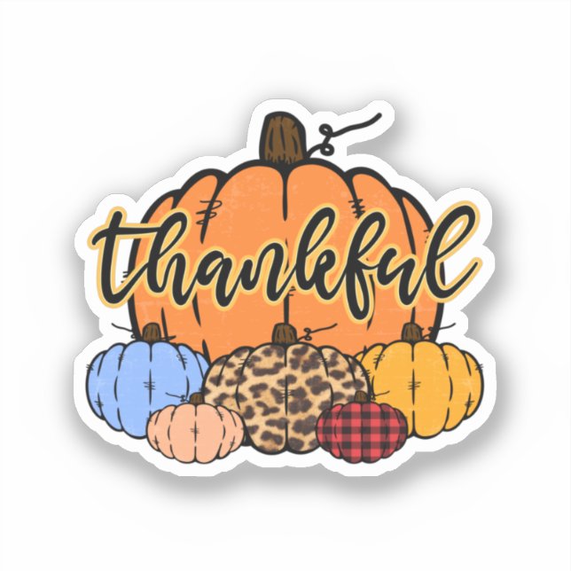 Thankful Fall Pumpkins Design (Front)