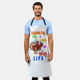 Thankful For A Pinch Of Spice In Life Apron