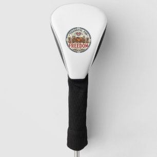 Thankful For Freedom Patriotic Patriotic Thanksgiv Golf Head Cover