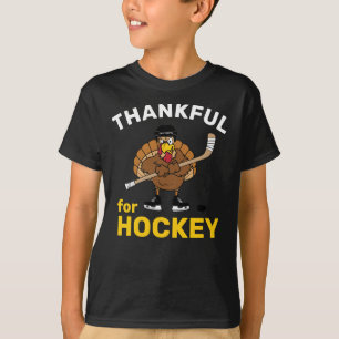 Thankful for Hockey Thanksgiving T-Shirt