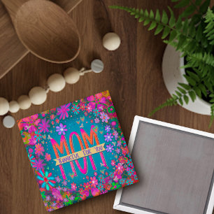 Thankful for Mum Floral Inspirivity Pretty Pink Magnet