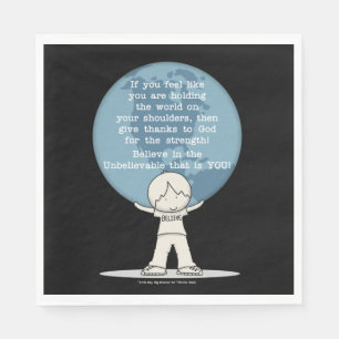 Thankful for Strength Napkin