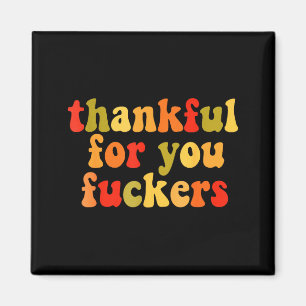 Thankful For You Forers Thanksgiving Happy Turkey Magnet