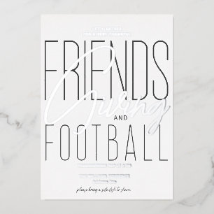 Thankful Friendsgiving Football Thanksgiving Party