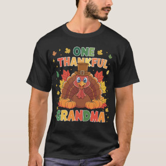 Thankful Grandma Thanksgiving Fall Shirt 