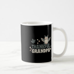 Thankful Grandpa Attractive Owl Observing The Worl Coffee Mug