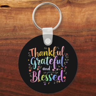 Thankful, Grateful and Blessed – A Vibrant Fall Key Ring