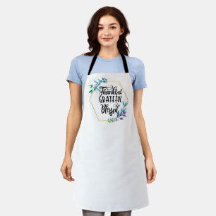 Thankful, Grateful and Blessed Apron