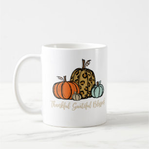 Thankful Grateful and Blessed Grandma Pumpkin Than Coffee Mug