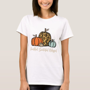 Thankful Grateful and Blessed Grandma Pumpkin Than T-Shirt