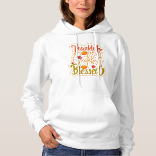Thankful Grateful Blessed: Autumn’s Heartbeat Hoodie