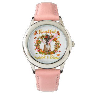 Thankful Grateful Blessed Boxer Dog Thanksgiving Watch