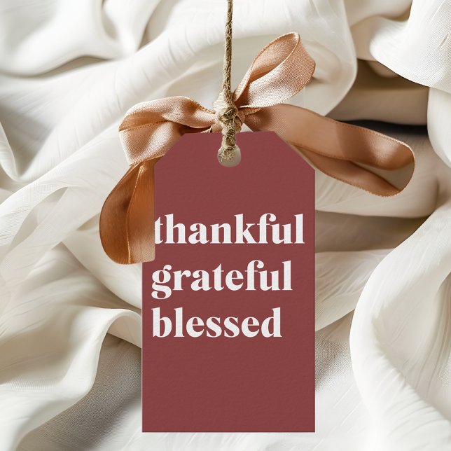 Thankful Grateful Blessed Gift Tags (Creator Uploaded)