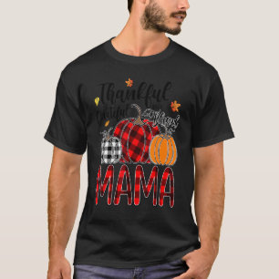 Thankful Grateful Blessed Mama Pumpkin Truck Thank T-Shirt
