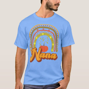 Thankful Grateful Blessed Nana Fall Autumn Thanksg T-Shirt