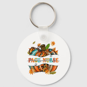 Thankful Grateful Blessed Pacu Nurse Pumpkin Autum Key Ring
