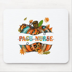 Thankful Grateful Blessed Pacu Nurse Pumpkin Autum Mouse Mat