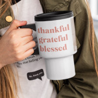 Thankful Grateful Blessed | Three Photo Collage 