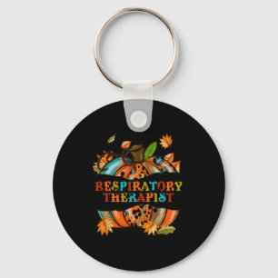 Thankful Grateful Respiratory Therapist Pumpkin Au Key Ring