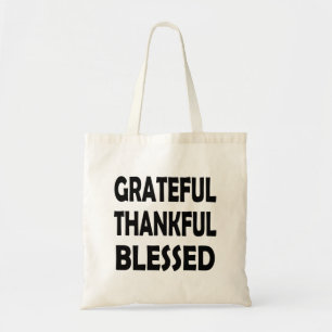 Thankful Heart Grateful Blessings Tote Bag