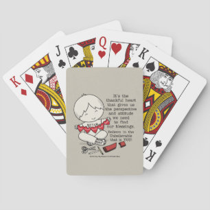 Thankful Hearts Playing Cards