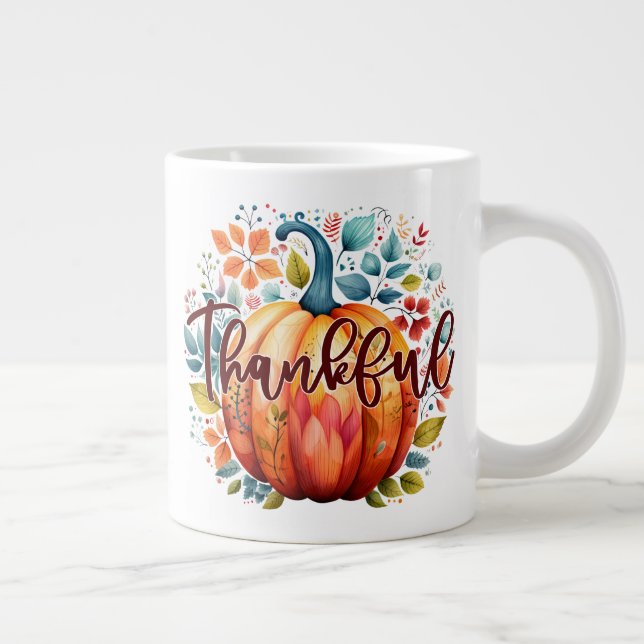 Thankful Jumbo Mug (Right)