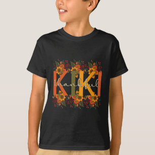 Thankful Kiki Grandmother Thanksgiving Kiki Grandm T-Shirt