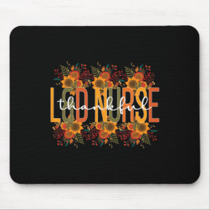 Thankful LandD Nurse Thanksgiving Labour And Deliv Mouse Mat