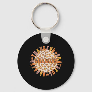 Thankful Librarian Thanksgiving Library Worker 1  Key Ring