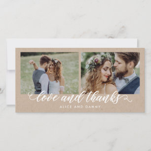 Thankful Love Wedding Thank You Cards