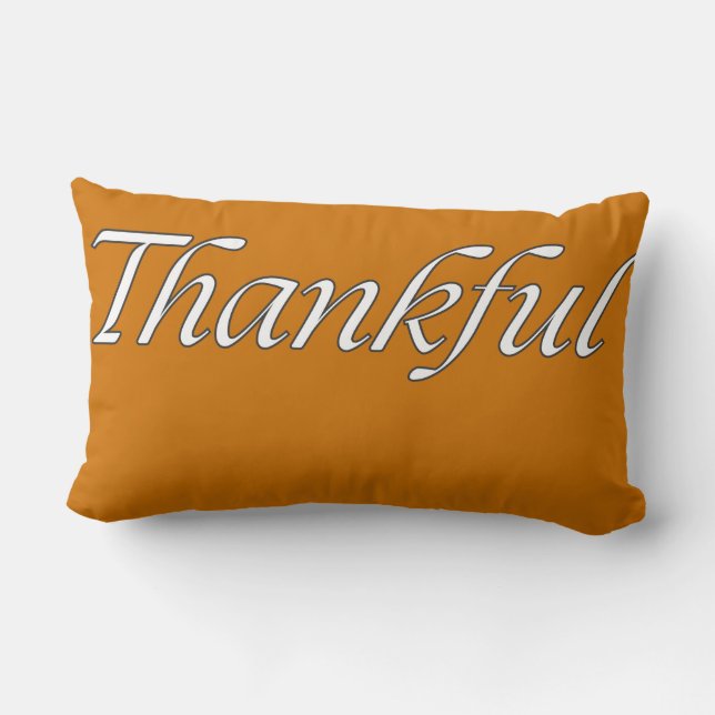 Thankful Lumbar Pillow (Back)