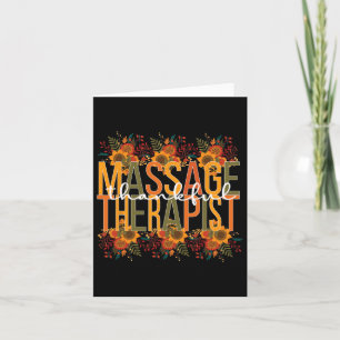 Thankful Mage Therapist Thanksgiving Mage Therapy  Card